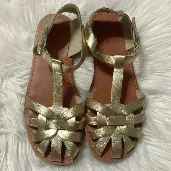 ZARA  GIRLS CAGE SANDALS - Picture 2 of 9